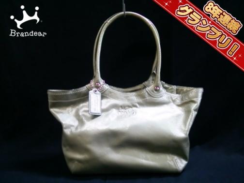 ♡希少♡COACH コーチ ハンドバッグ エナメル パテントレザー コーチ 