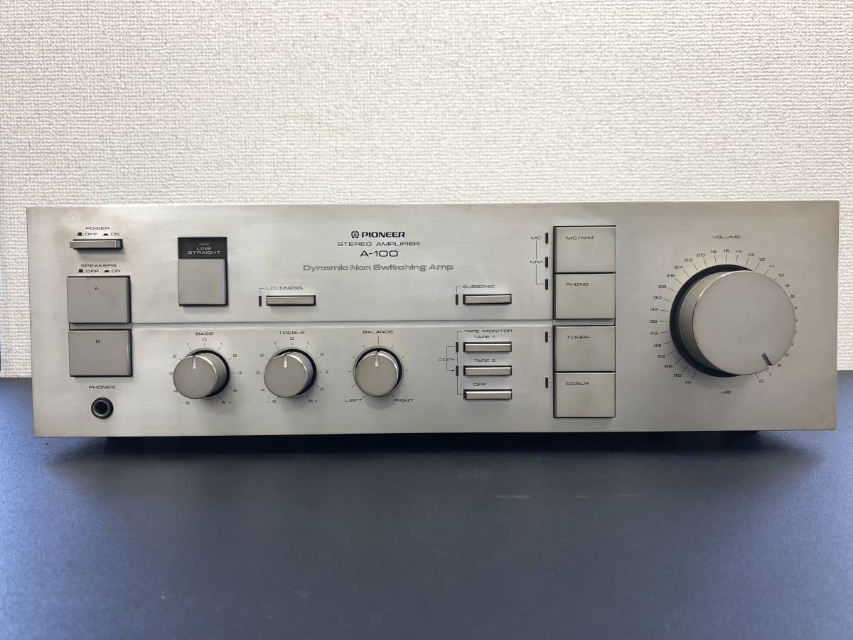 ◇最落なし/1円～◇Pioneer パイオニア A-100 プリメインアンプ