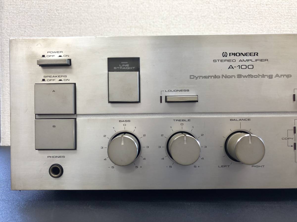 ◇最落なし/1円～◇Pioneer パイオニア A-100 プリメインアンプ