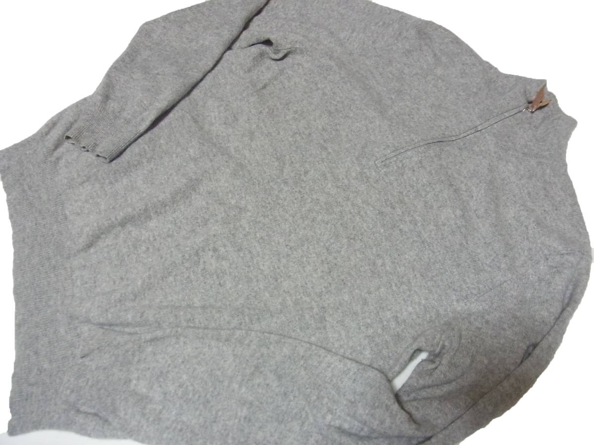  ユニクロ カシミヤ100%ハーフジップハイネックニットセーターグレーL(セーター)｜売買されたオークション情報、yahooの商品情報をアーカイブ公開 - オークファン 男性用