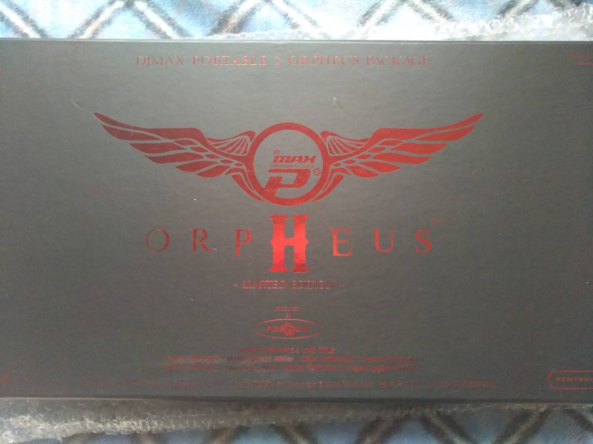 DJMAX PORTABLE2 ORPHEUS PACKAGE NIGHTBLACK LIMITED EDITION(UMD  