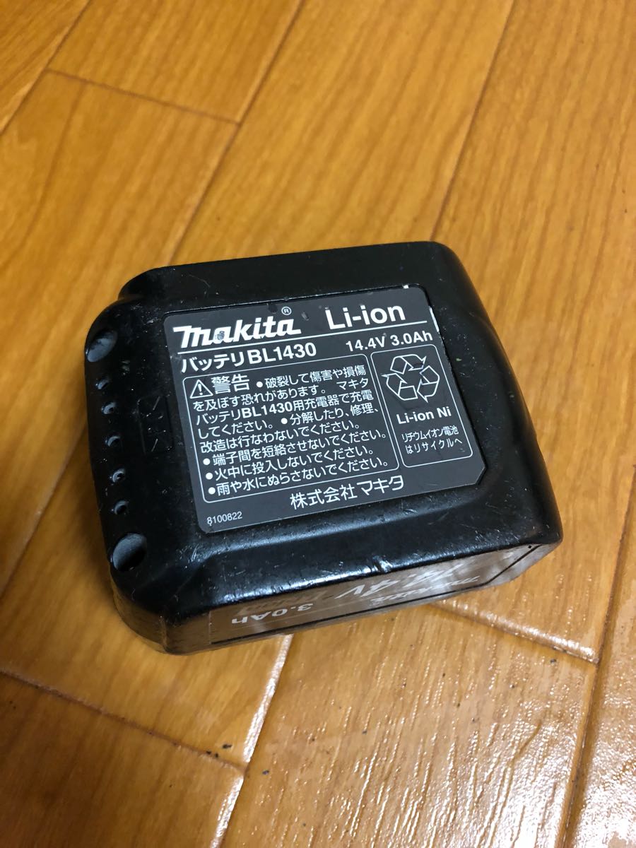 ★激安1円~★ マキタ/makita 純正 リチウムイオンバッテリ BL1430 14.4V 3.0Ah 中古/実働品 インパクトドライバー