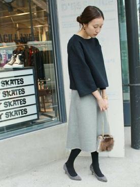  タグ付き ２０１６aw iena slobe 追加 ダブルフェイス スカート セットアップ バックジップ プルオーバー ニット ネイビー 38(セーター)｜売買されたオークション情報、yahooの商品情報をアーカ トップス