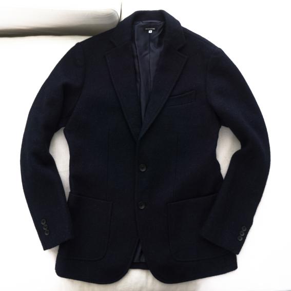 ☆ FREAK'S STORE ハリスツイード ジャケット ネイビー 紺 M 46 メンズ