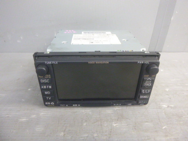 トヨタ純正 アイシス ANM10W HDDナビ 86100-44011 56078 モニター