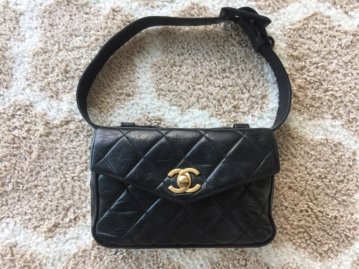 CHANEL シャネル マトラッセ チェーンベルト ウエストバッグ ポーチ 