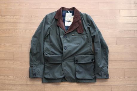 H.F and Weaver / コットンワックス加工コーデュロイジャケット 新品 OLIVE M