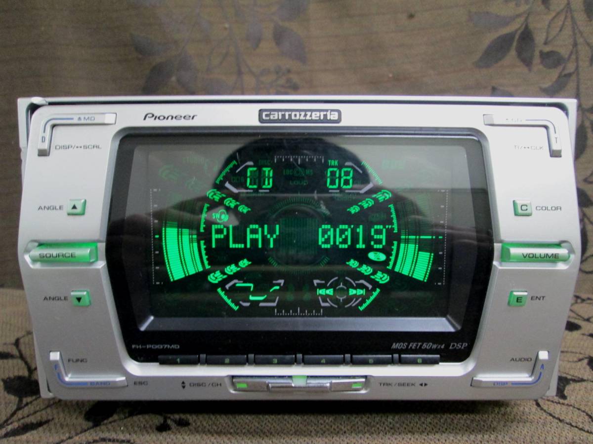CD Carrozzeria ⁄ DSP MD CD⁄MDデッキ FH-P717MD PIONEER EQ MDLP OEL 整備
