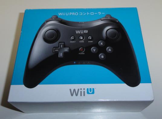 ☆WiiU 任天堂純正品 PRO コントローラー クロ WUP-005☆ Wii U