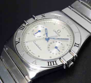 OMEGA オメガ コンステレーション デイデイト シルバー文字盤 メンズ