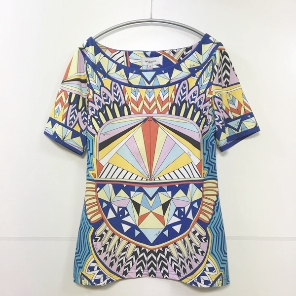 EMILIO PUCCI エミリオ・プッチ スクエアネックトップス EMILIO PUCCI