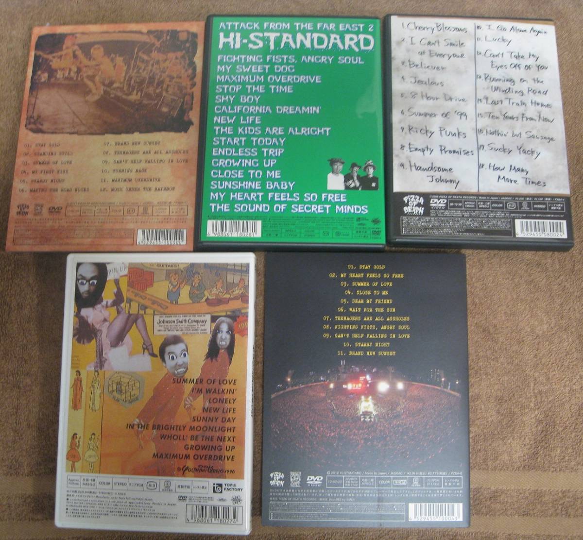 Hi-STANDARD ハイスタ DVD 5枚 セット Hi-STANDARD ハイスタンダード