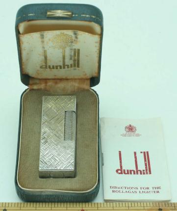 専用、確認 ビンテージ ライター Danhill 銀 ケース 説明書付 動作確認未 NY3004