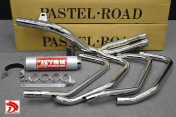 新入荷 ワルツ機械 マフラー XJR400 メッキ 有/4HM 前期型 アウター