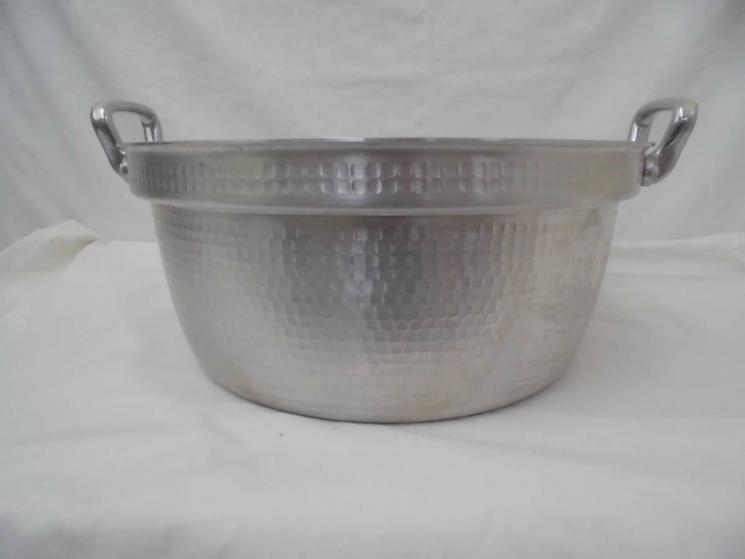 【I-9】アルミ大型鍋・雪平鍋42㎝・蓋無し☆業務用鍋・調理器具☆中古品