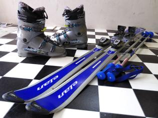 大人用カービングスキーセット★elan 158cm+ブーツ 28.0~28.5cm★チューン済み_1