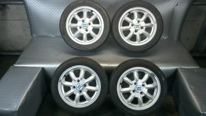 F60★ダイハツ純正ホイール ミラジーノ MINILITE ミニライト 14インチ 4.5J オフセット+45 4H PCD100 4本set★ ミラジーノ MINILITE ホイール