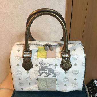MCM ミニボストンバッグ - ハンドバッグ 美品エムシーエム 専用