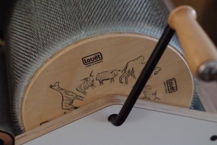 ドラムカーダー drumcarder 糸紡ぎ 手紡ぎ 羊毛 フェルト Louet Elite