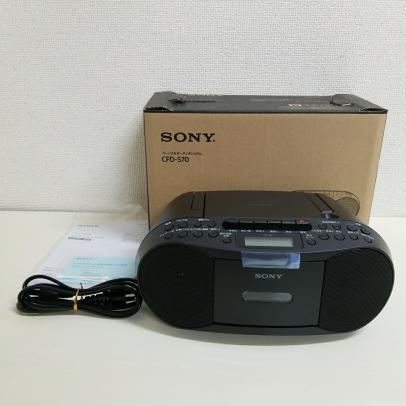 美品 SONY CDラジカセ CFD-S70 パーソナルオーディオシステム