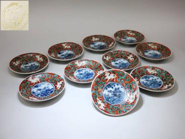12代永楽善五郎) Nisui 永楽和全 – Gallery 金襴手手塩皿 ｜骨董品