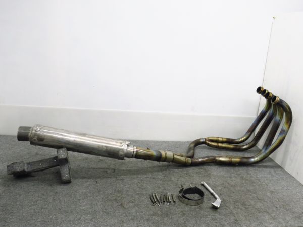 ゼファー1100 ナイトロレーシング？ ステン/アルミ フルエキ ◇返品