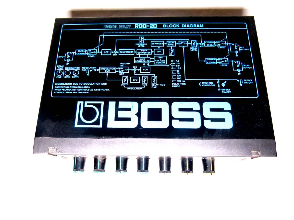 BOSS RDD-20 ギターエフェクター BOSS ボス RDD-20 デジタルディレイ エフェクター モデュレーション