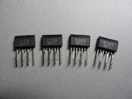 本物保証，100%新品 ビンテージデュアルFET 2SK389 2SJ109 各2個セット(トランジスタ)｜売買されたオークション情報、yahooの商品情報をアーカイブ公開 - オークファン トランジスタ