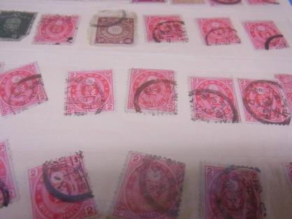 001 古い切手帳一冊 印紙 エンタイヤ 消印切手