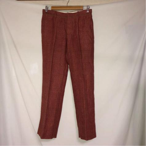 SCYE サイ グレンチェック リネンパンツ size38 日本製