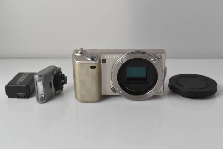☆新品級☆ ソニー SONY NEX-5 フラッシュ HVL-F7S ☆完動品☆ #