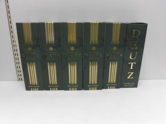 132/未開栓!!DEUTZ ドゥーツ ブリュット クラシック 6本セット