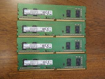 SUMSUNG デスクトップ用PCメモリ DDR4(PC4-2400T) 2GB/４枚組【新品】③