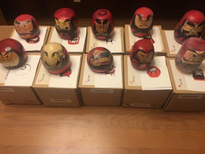 中国 河馬牙製 楼閣山水透かし雕 床飾 置物 唐木台付 V 9341 【萌KV