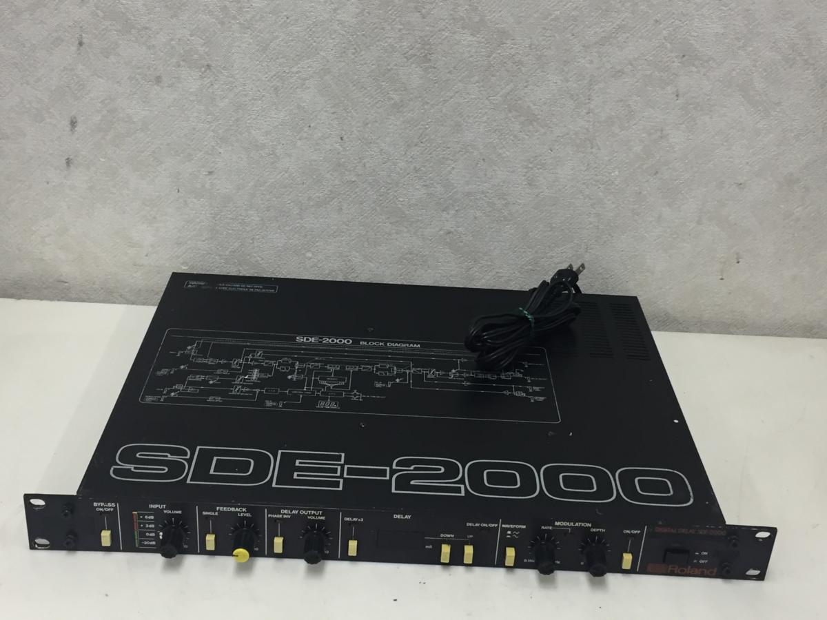 Roland ローランド DIGITAL DELAY デジタルディレイ SDE-2000 中古品