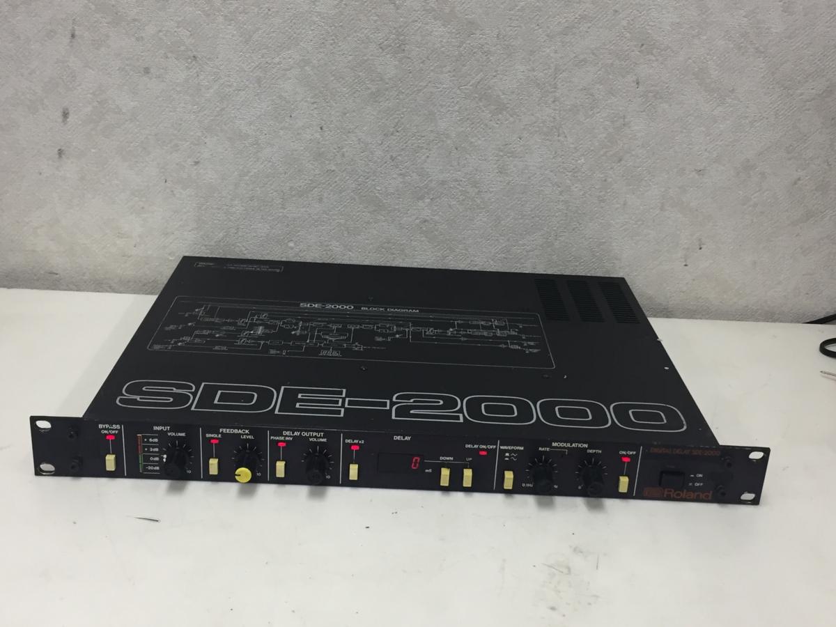 Roland ローランド DIGITAL DELAY デジタルディレイ SDE-2000 中古品