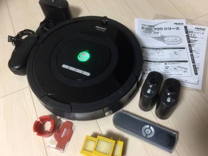 ■バッテリー交換済み■ 中古 ルンバ ロボット掃除機 iRobot Roomba 770 付属品完備