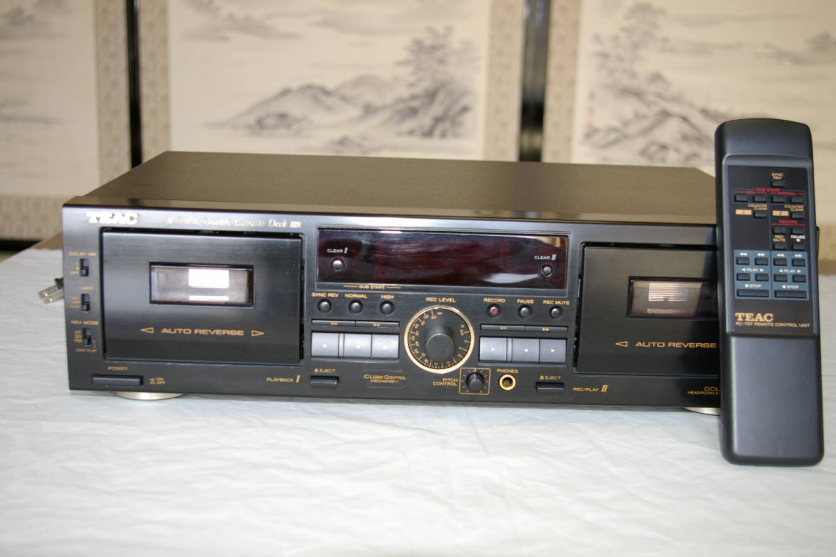 TEAC W-790R ダブルカセットデッキ カセットデッキ - 動作OK