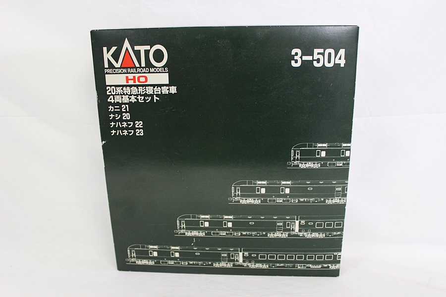 東京)KATO/カトー 3-504 20系特急形寝台客車 4両セット HOゲージ 東京)KATO/カトー 3-504 20系特急形寝台客車 4両セット HOゲージ