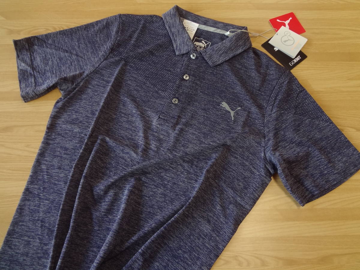 数量限定，新作 PUMA プーマ ネイビー S Evoknit Seamless Polo エヴォニットシームレスポロ ドライセル 送料188円(プーマ)｜売買されたオークション情報、yahooの商品情報をアーカイブ公開 - オークファン シャツ