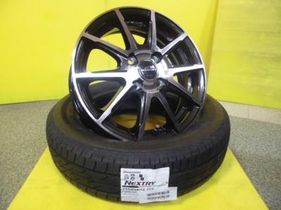 新品4本SET シュナイダーSLX ブリヂストン ネクストリー 18年 155/65R14インチ N BOX ワゴンR ムーヴキャンバス デイズルークス タント