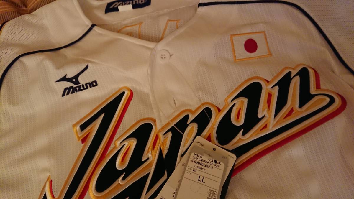 ミズノ 侍ジャパン WBC レプリカユニフォーム #10 阿部慎之助 O 未使用