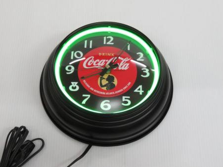 コカ・コーラ ネオンクロック ペニージャパン 時計 ネオン管
