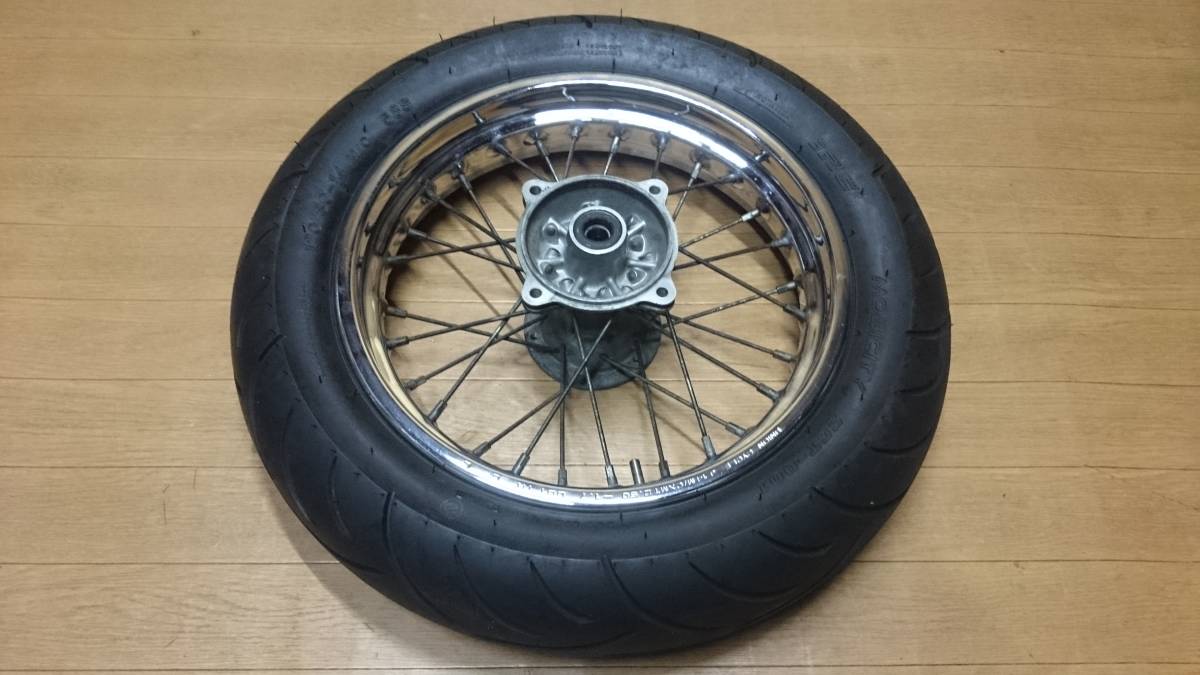 最終値下げ] Dトラッカー125 リアホイールタイヤセット KLX125にも