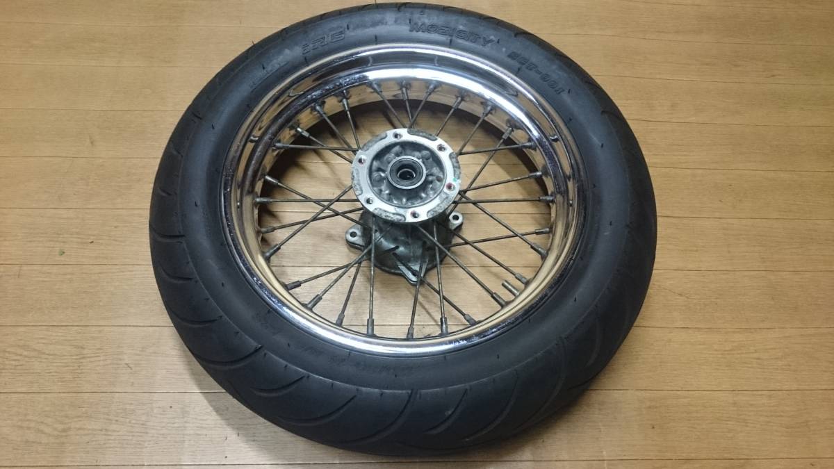 最終値下げ] Dトラッカー125 リアホイールタイヤセット KLX125にも