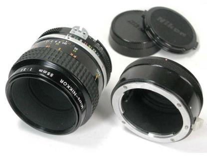 55mm Nikon f⁄3.5 - f3.5 Lens Micro Macro Micro-Nikkor Nikkor The