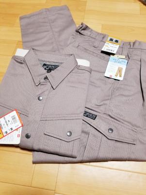 寅壱(4192/52，ブラウンピンク)シャツLL，ツータックパワー88cm