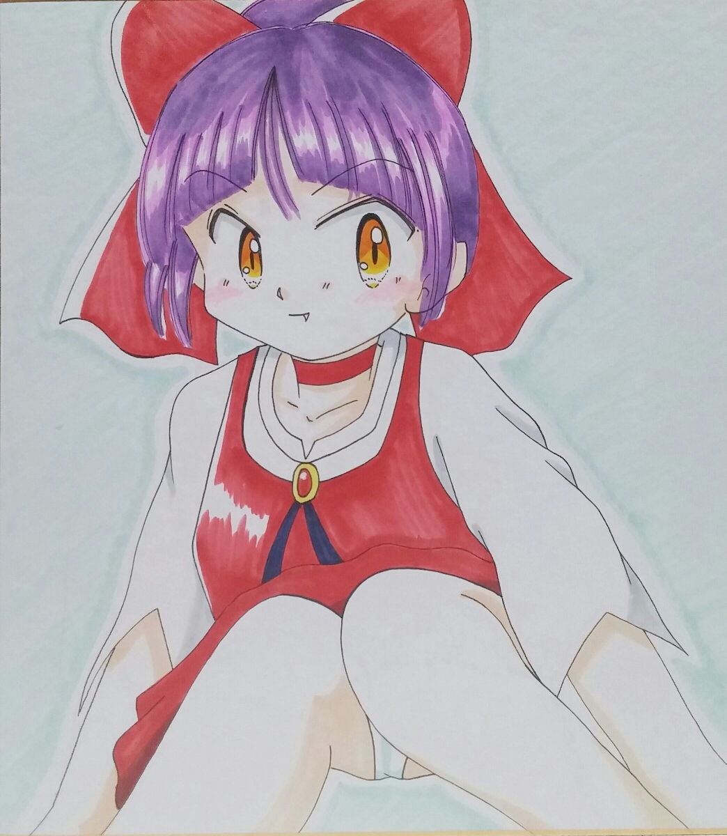 ゲゲゲの鬼太郎 ねこ娘 猫娘 6期 手描き イラスト 描き下ろし