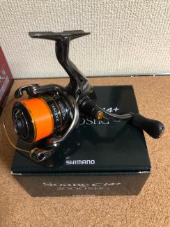 【未使用】 SHIMANO シマノ スピニングリール ソアレ CI4+ 2000SHG + DUEL PE アーマード F アジ・メバル 150m 0.5号 オレンジ