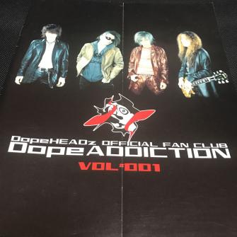 非売品 Dope Headz ファンクラブ会報 Vol.1 PATA HEATH X JAPAN xjapan hide YOSHIKI Toshl TAIJI JO:YA I.N.A エックス ドープヘッズ 